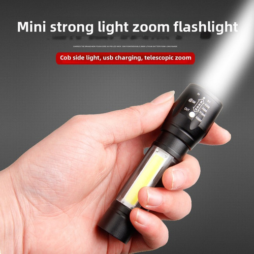 511 Run Plastic + Usb Line - Mini 511 Flashlight Cob Side