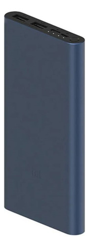 Carregador Portátil Power Bank Fast Charge Xiaomi 10000mah Cor Preto