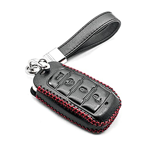 Funda De Cuero Genuino Llave Inteligente De Dodge Ram 1...