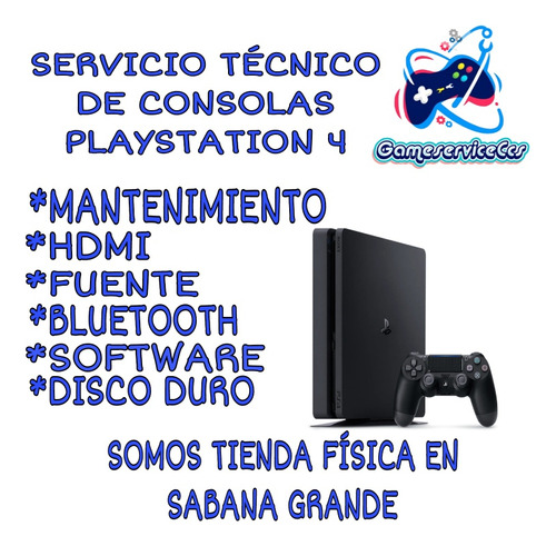 Playstation 4. Soporte Técnico Ps4 