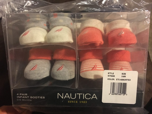 Nautica Baby Four Pack Booties