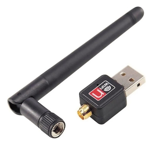 Adaptador Usb 2.0 Wifi 802.11n Con Antena Wireless 600mbps