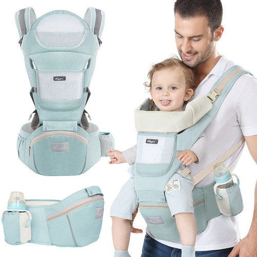 Taburete Ergonómico De Cintura Sling Baby Portabebé 3 En 1