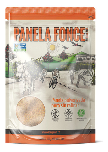 Panela Del Fonce Natural Pulverizada As X 500 Gr