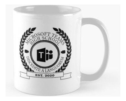 Taza Escuela Secundaria Microsoft Teams, Establecida En 2020