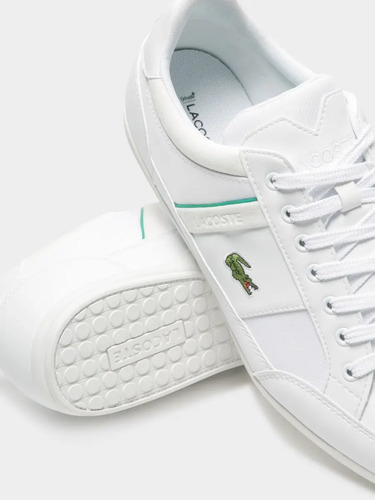 Tenis Lacoste Chaymon Blanco Linea Verde 2019 | Meses sin intereses