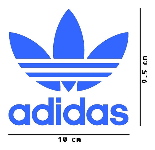 adidas Originals Logo Sticker Vinil 2pzs Az $135 Mikegamesmx