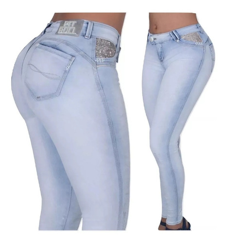 Calça Com Bojo Pit Bull Jeans Original Levanta Bumbum