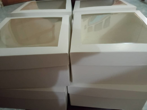 Imagen 7 de 10 de Cajas De Cartón Con Visor De Acetato Con O Sin Divisionrs