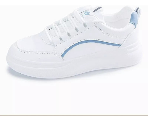 Zapatos Blancos Transpirables Para Mujer, Zapatos De Tenis D