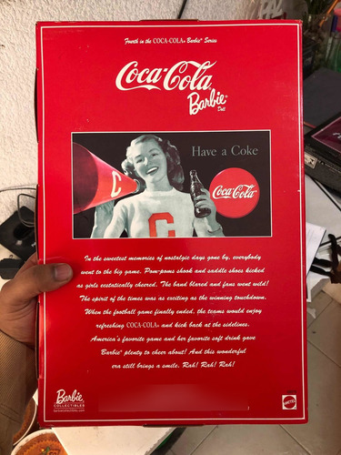 Barbie Edición Especial Coleccionista Coca Cola Porrista (Usado)