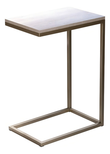 Mesa Lateral Dorada Moderna Mesa Lateral Sala Habitacion Color Base Dorada / Monarca
