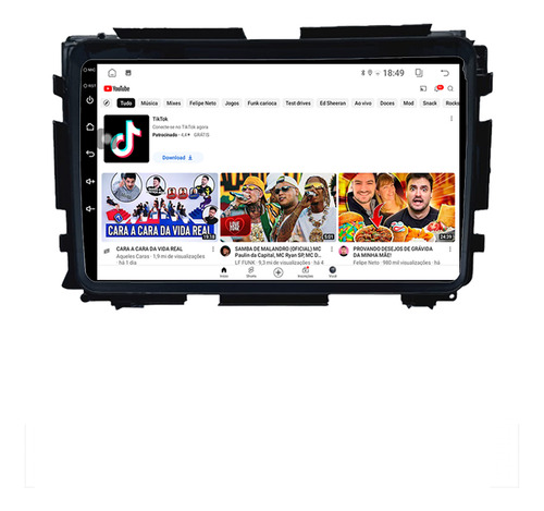 Central Multimidia Hrv 16/22 9p Android 13 Carplay 2gb 64gb