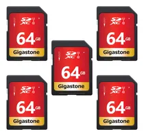 Comprar Gigastone 64 Gb 5-pack Tarjeta Sd 5 Minicajas Uhs-i U1 Clase 10 Sdxc Tarjeta De Memoria Alta Velocidad Full Hd Video Canon Nikon Sony Pentax Kodak Olympus Panasonic Cámara Digital