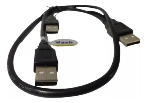 Cable Usb 1x2 Cable 1 A 2 Machos