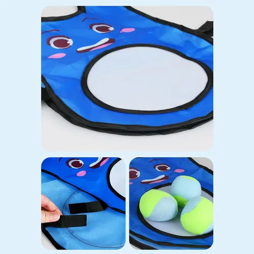 Juego De Balón Prisionero Pegajoso Portátil – Chaleco Adhesivo Con 5 Pelotas Suaves, Ideal Para Niños, Actividades Al Aire Libre, Regalo Divertido Y Educativo