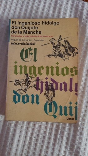 El Ingenioso Hidalgo Don Quijote De La Mancha - Ed. Kapeluz