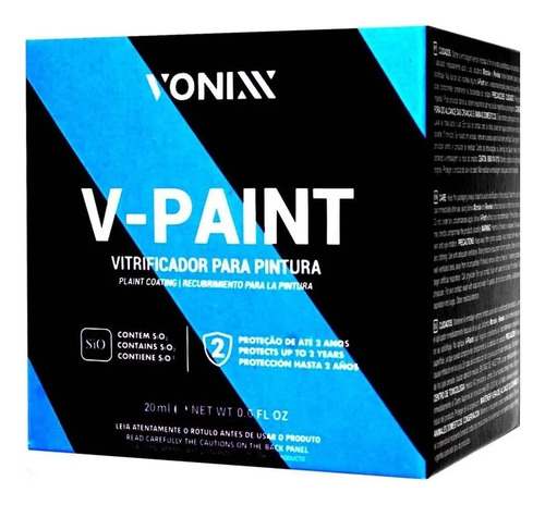Vitrificador Automotivo Para Pintura V-paint 20ml Vonixx