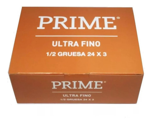 Preservativos Prime Ultra Fino 24 Cajitas X 3 Unidades