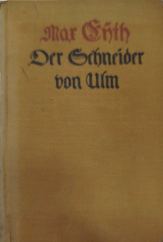 Livro Der Schneider Von Ulm - Eyth, Max [0000]