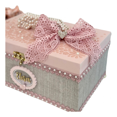 Caixa Em Mdf Personalizada/maleta/maes/lacos/bebe