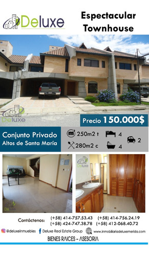 Imagen 2 de 3 de Hermoso Townhouse Altos De Santa María