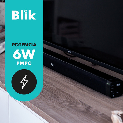 Imagen 2 de 9 de Barra De Sonido Bluetooth Blik Surreal 2.0