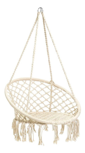 Cctro - Silla Colgante De Macramé, Hamaca De Ratán Estilo Bo