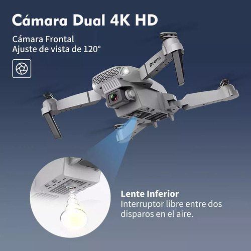Minidron Ourlife E88 Professional 4k Dual Camera 2 Batteries