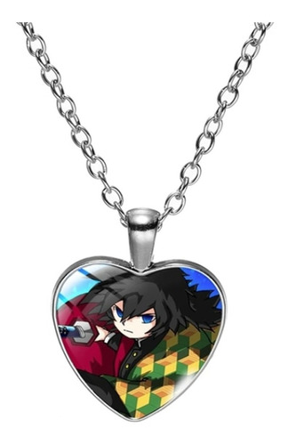 Collar Nezuko Giyuu  Kimetsu No Yaiba Demon Slayer Corazon