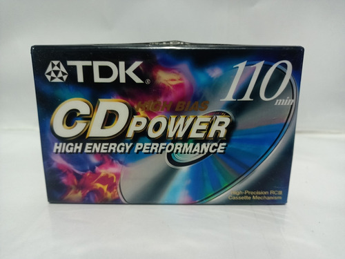 Cassette Tdk Cd Power 110 Minutos !!