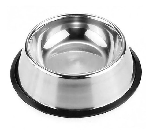 Plato Comedero Cuento Metalico Perro Gato