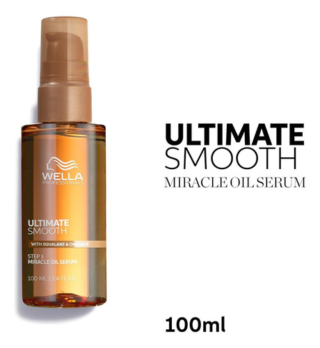 Wella Ultimate Smooth Serum Para Cabello Miracle Oil X100ml