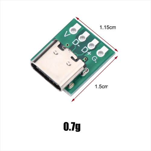 Conector Usb Tipo C 3.1, Transferencia Datos, 16 Pin, 2 Pcs