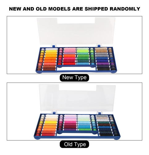 Hilo Costura Caja De Coser 32 Colores Y 64 Acces De Kit