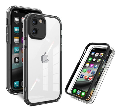 Protector Bumper Cubre Cam Transparente Para iPhone 11