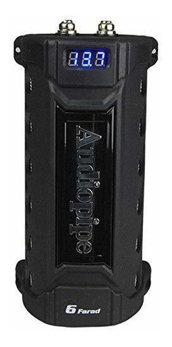 Acap 6000 6 Farad Power Condensador Audio Vehiculo Negra