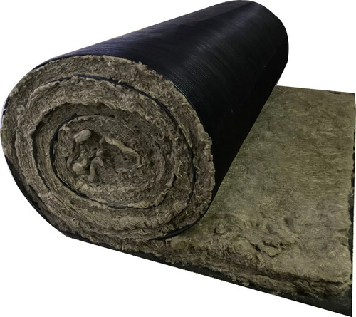 Imagen 1 de 8 de Rollo Lana De Roca Mineral 50mm + Barrera Acústica X 5 M2