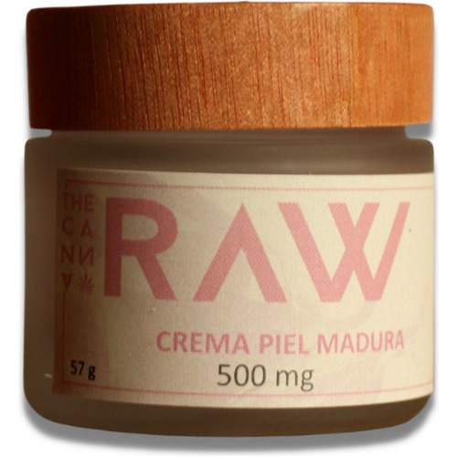 Crema Hidratante Piel Madura, The Canna Raw, 500 Mg. 