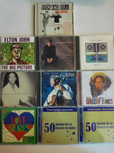 Combo De 3 Cd's Originales De Música Variada (Usado)