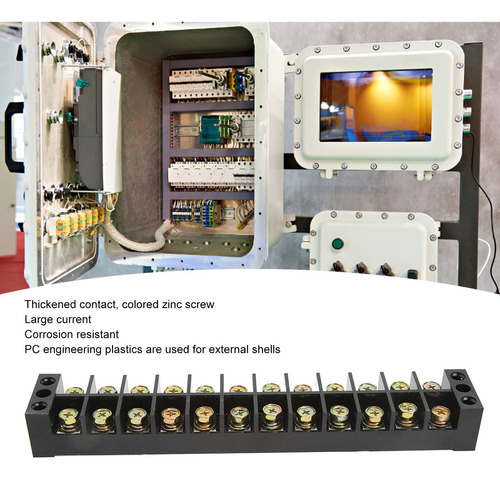 Faixa De Blocos De Terminais De Circuito Terrestre 60a 600v