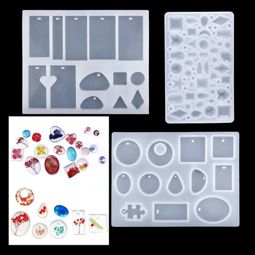 142x Molde De Resina Kit De Silicona Colgante Pulsera Molde