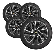 Comprar Jogo Calotas Esportivas Aro 15 Ds4 Black Silver Chevrolet Gm