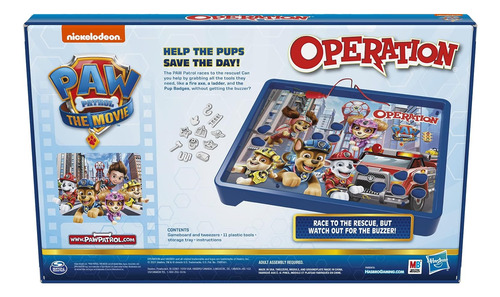 Operation Game: Paw Patrol El Juego De Mesa De La Edición De