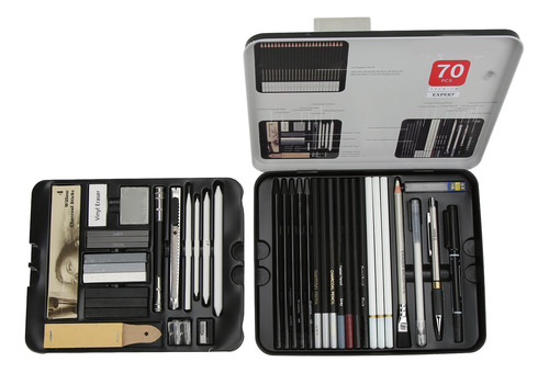 Conjunto De Ferramentas Para Lápis De Desenho, 70 Peças De L
