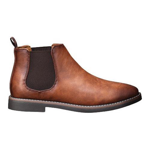 Botas Chelsea Hombre Pu Cuero Retro Cómodo De Moda