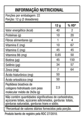 Colã¡geno Plus Laranja Com Acerola 264g Belãssima