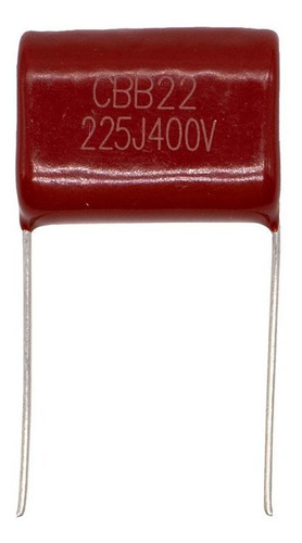 5 Pzas Capacitor De Poliéster 400v 2.2uf - 225j-p20