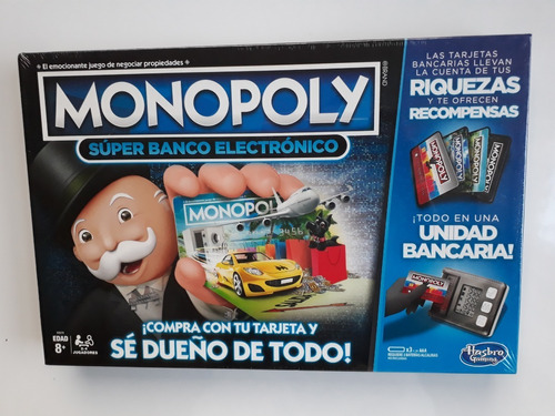 Monopolio Monopoly Banco Electrónico Original Nuevo Sellado.