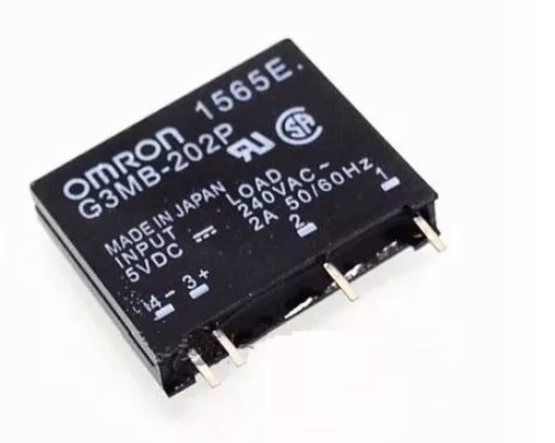 3 Relé De Estado Sólido G3mb-202p 5v Dc Output 240vac 2a Ssr